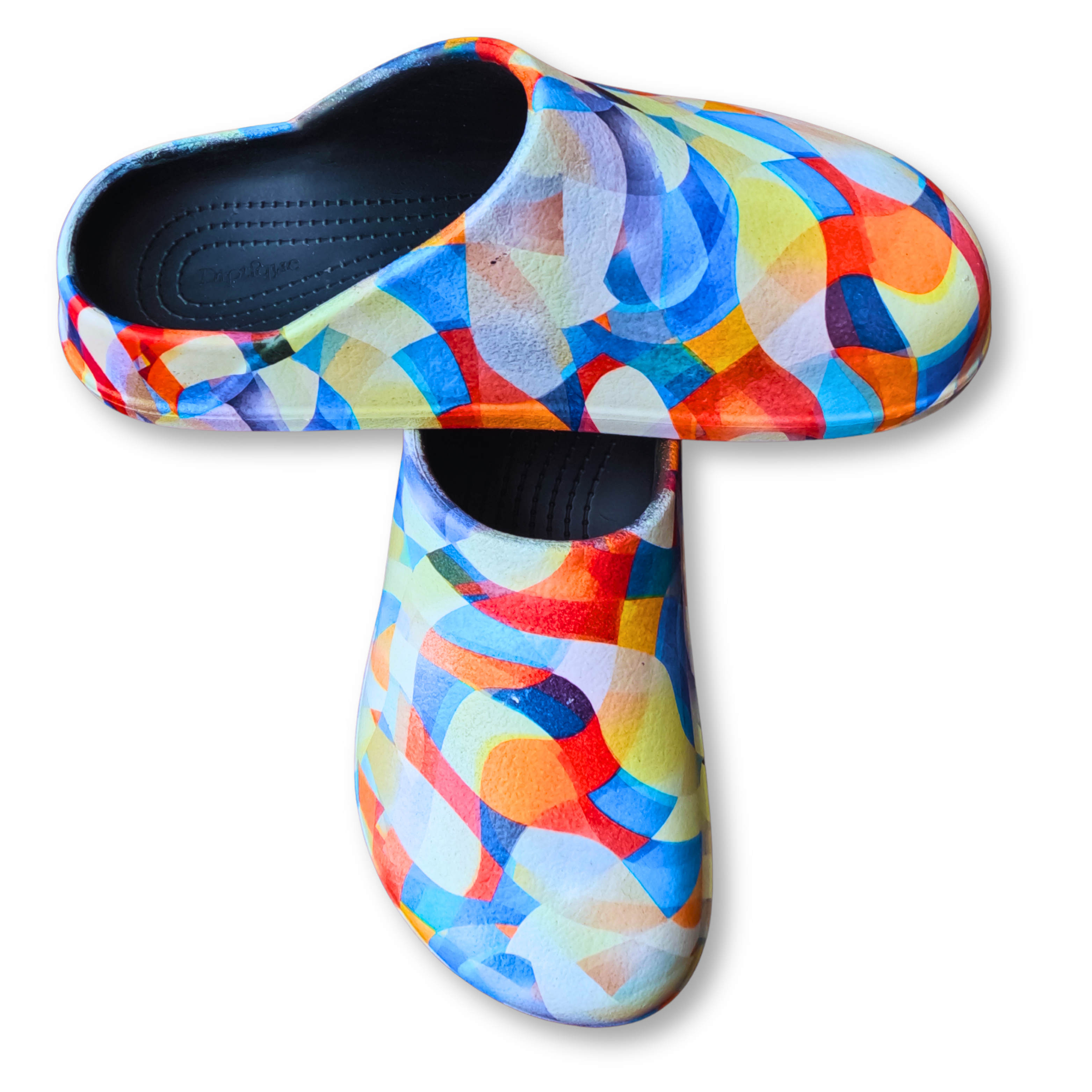 Kaleido-Walk Clogs – Walk with Vibrant Confidence!